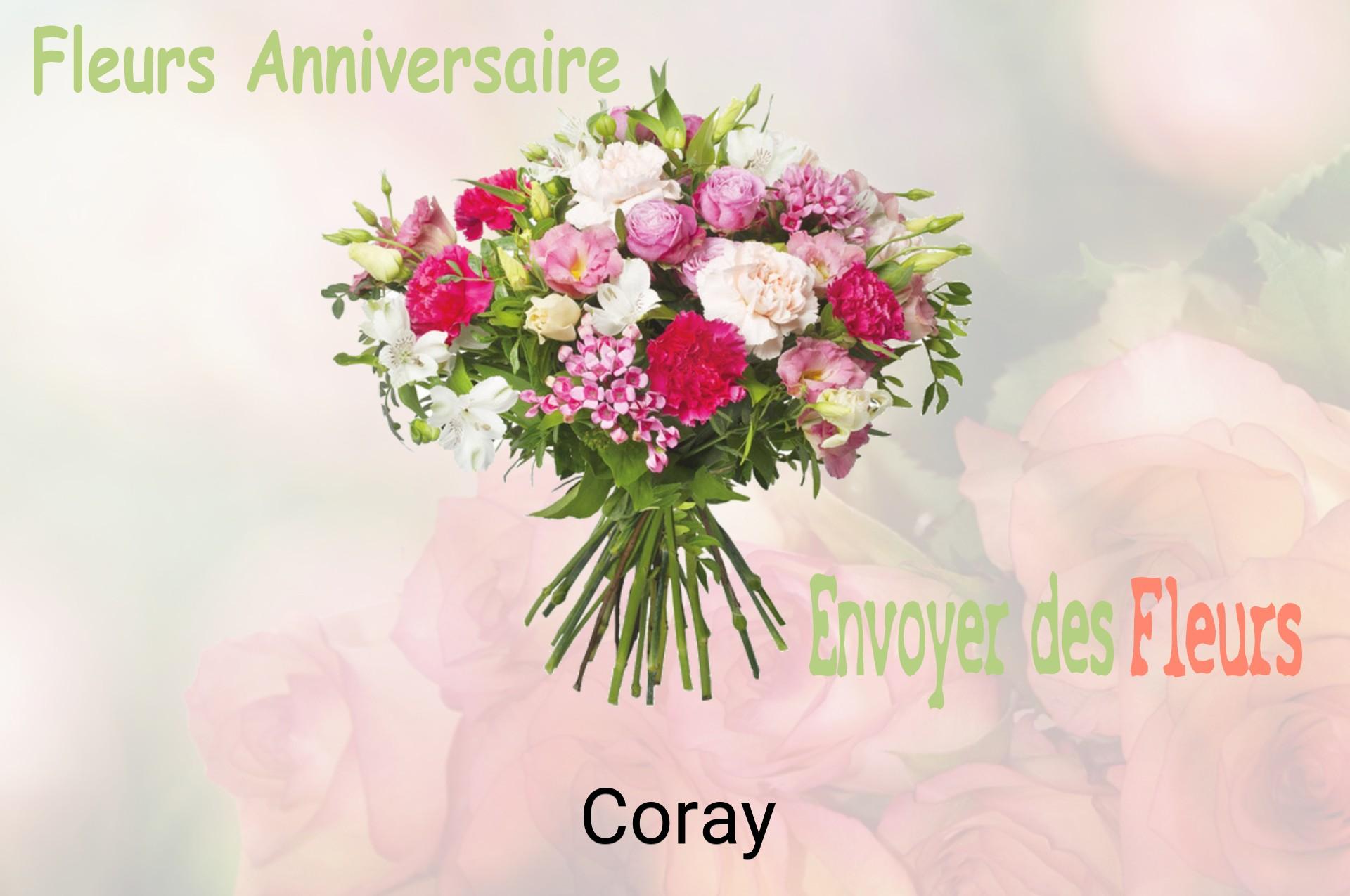 Bouquet de fleurs d’anniversaire livré à Coray